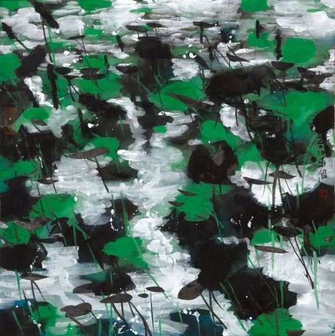 他说画画就是玩玩而已，一不小心成了艺术家