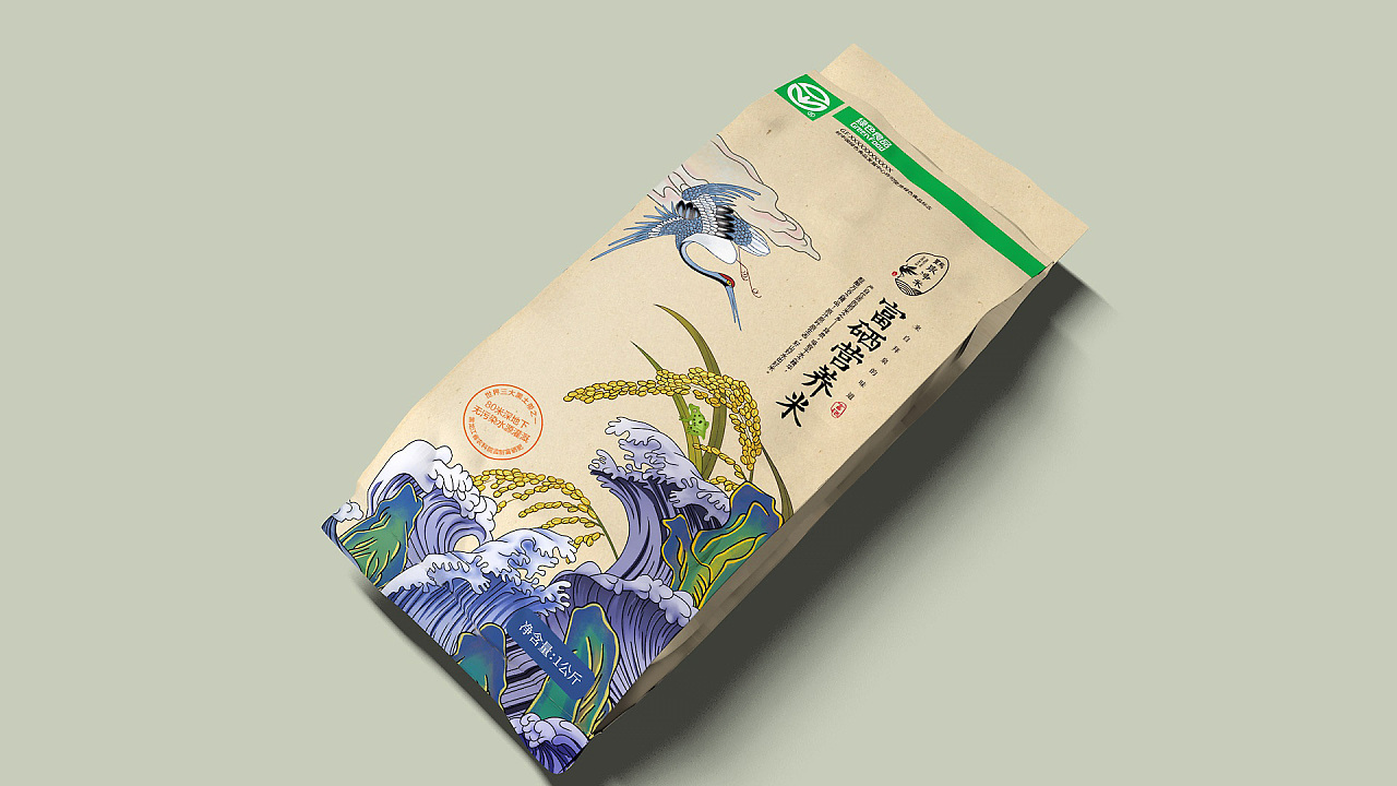 高端大气的大米包装,最高档的大米包装