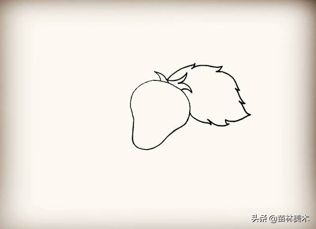 草莓绘画简笔画,简笔画教程7-12岁草莓