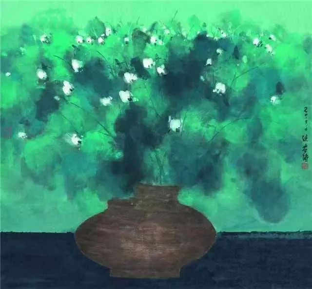 他说画画就是玩玩而已，一不小心成了艺术家