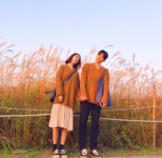 韩国情侣恩爱照,韩国日常小情侣秀恩爱