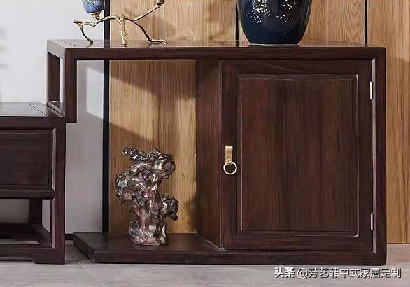 新中式家具客厅布置,新中式家具打柜子效果图