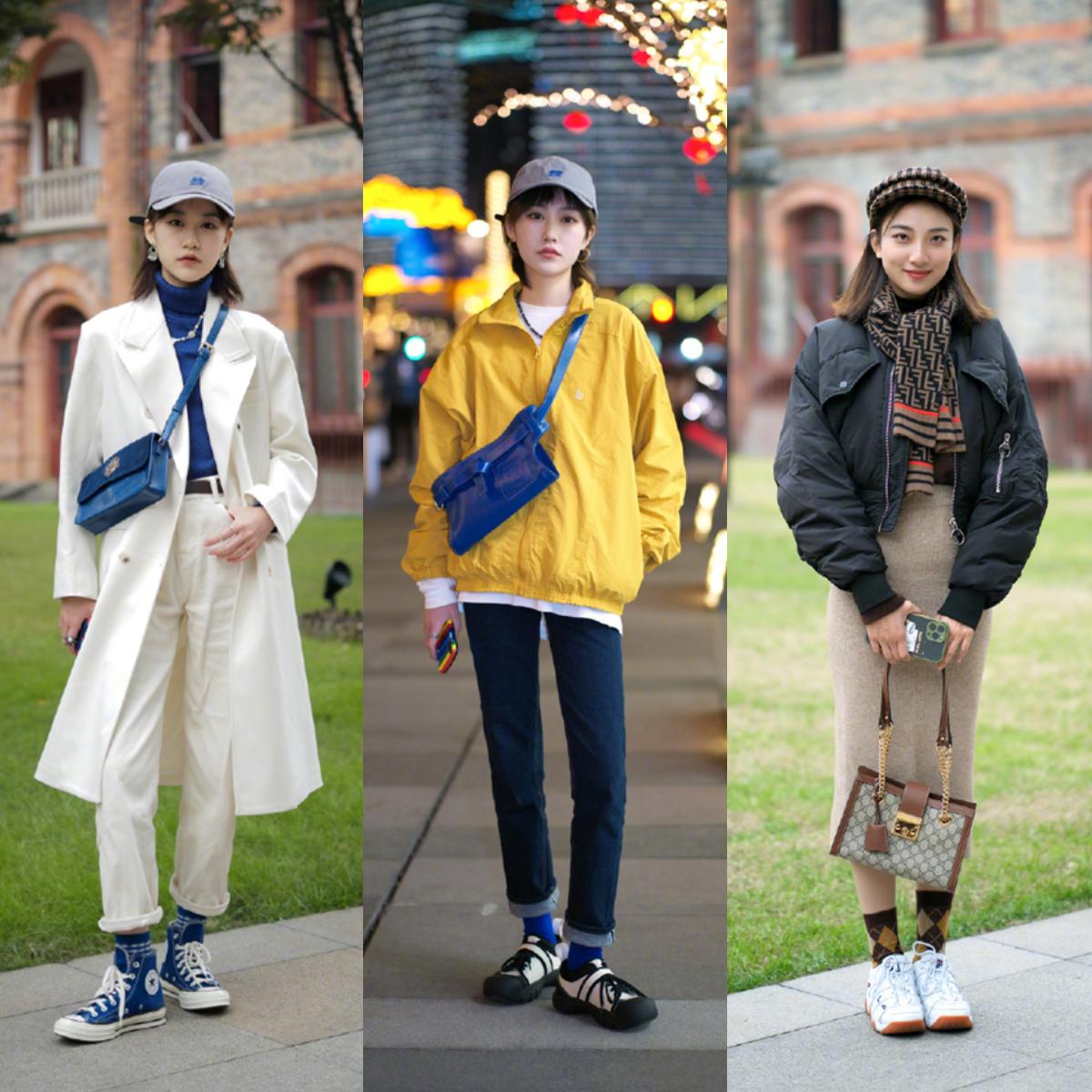 最近时尚圈刮起了一股“露袜”风：矮鞋+高袜，又美又飒很时髦