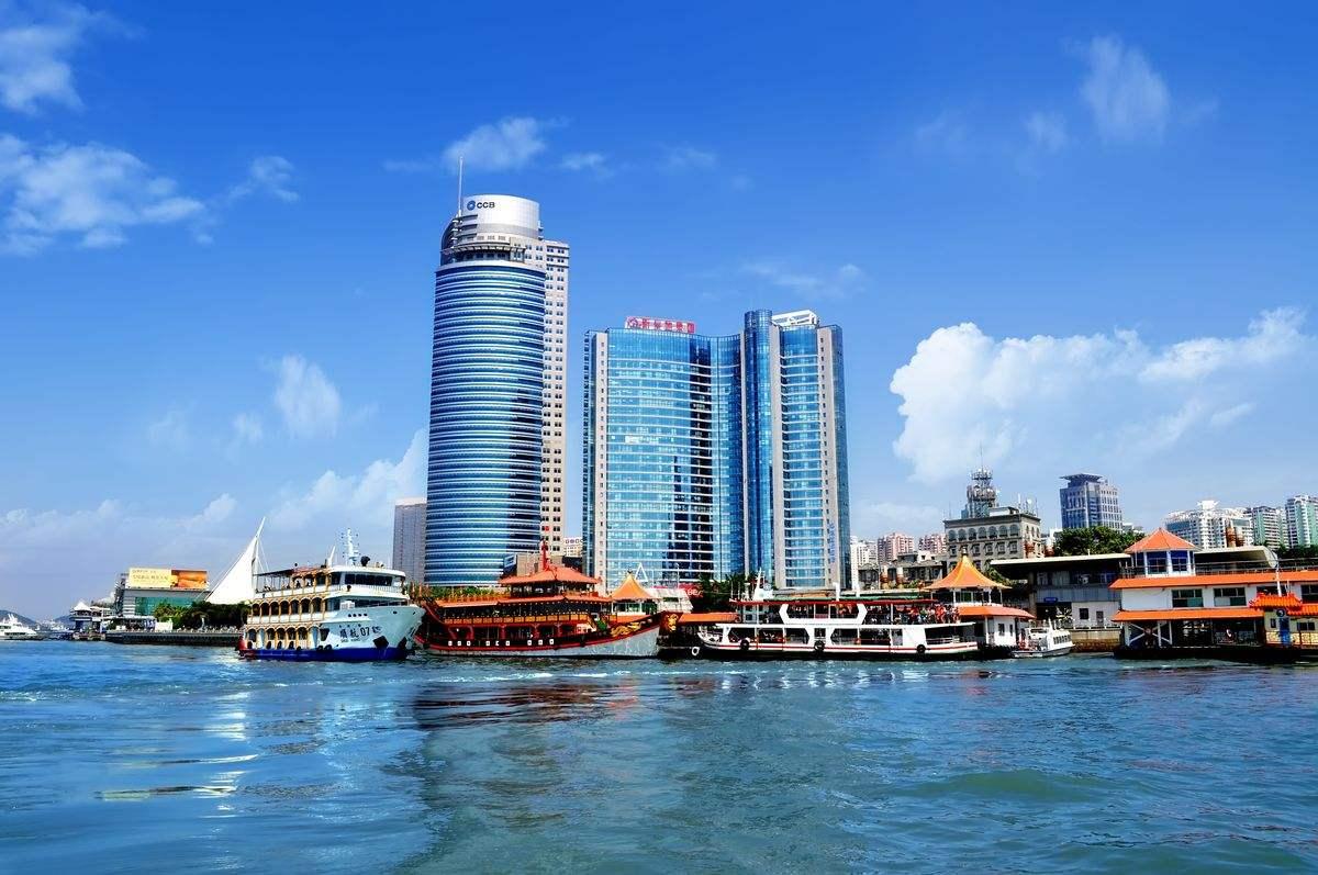 厦门世贸大厦双子塔视觉震撼,厦门十大大厦