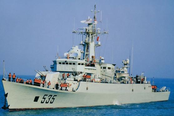 孟加拉决心号护卫舰,参加孟加拉国阅舰式的外国军舰