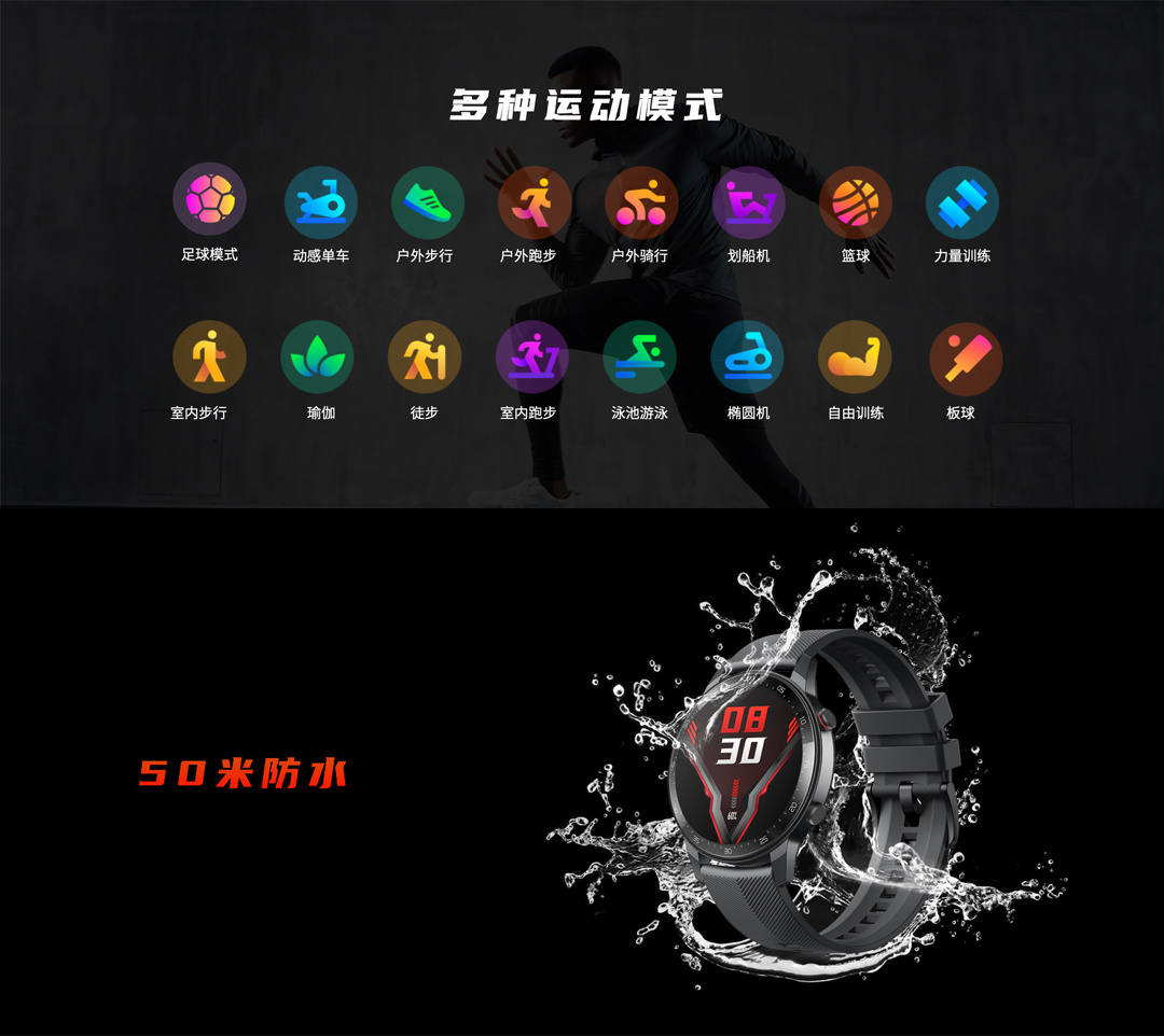 首创足球热力图！红魔手表轻薄背后频放大招，网友：值得期待