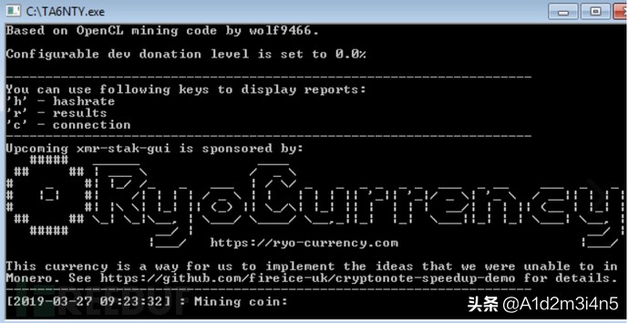挖矿木马“DTLMiner”中毒后仿佛闻到了烧显卡的味道