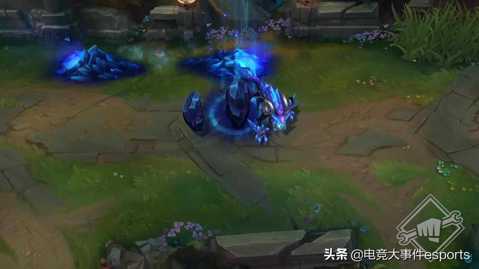 lol鳄鱼新皮肤黯晶,lol新英雄黑皮肤