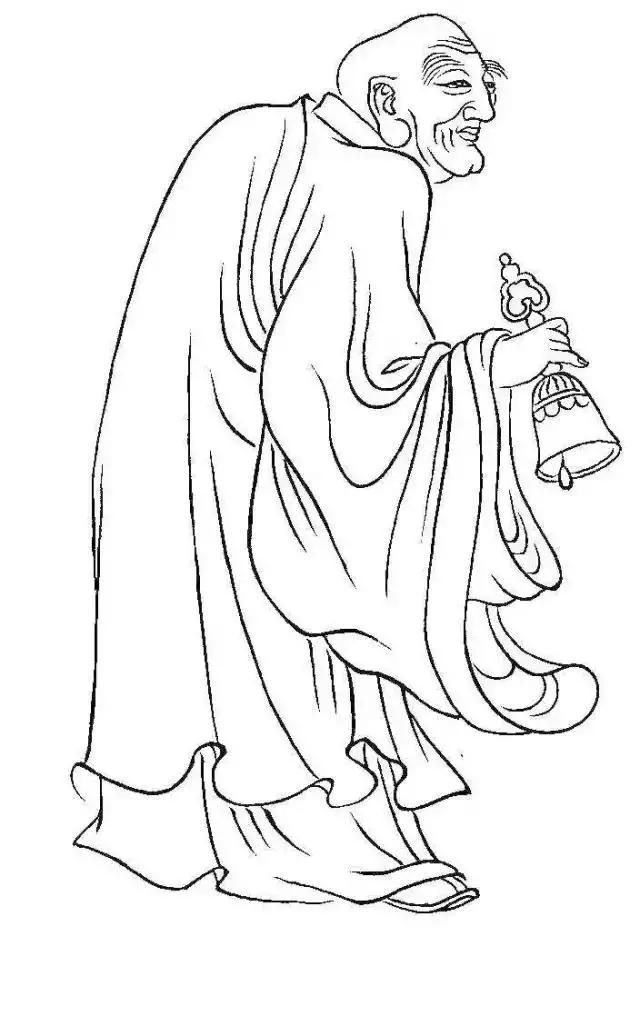 白描佛像线稿图片大全,白描佛像画法图片大全