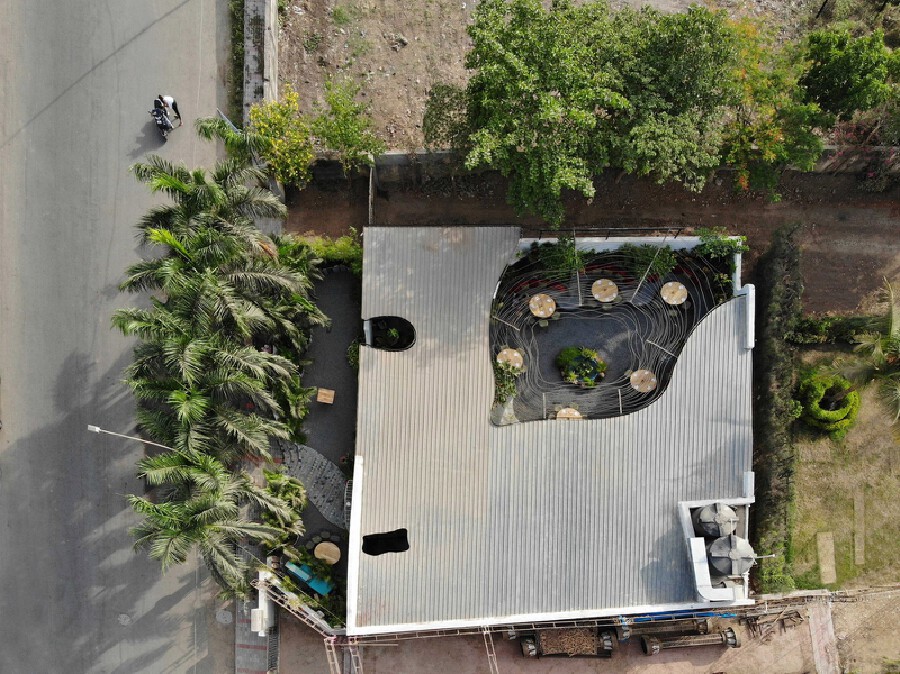 小资情调的花园餐厅,花园餐厅很美