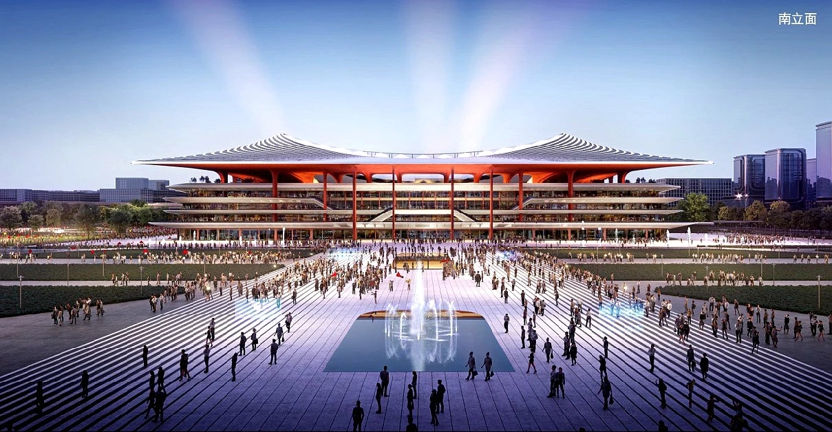 西安国际足球中心盖好吗,西安国际足球中心主体封顶