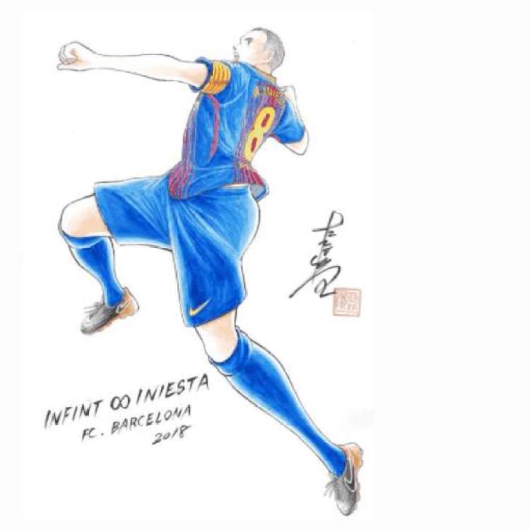 中国足球小将和伊涅斯塔,足球小将伊涅斯塔