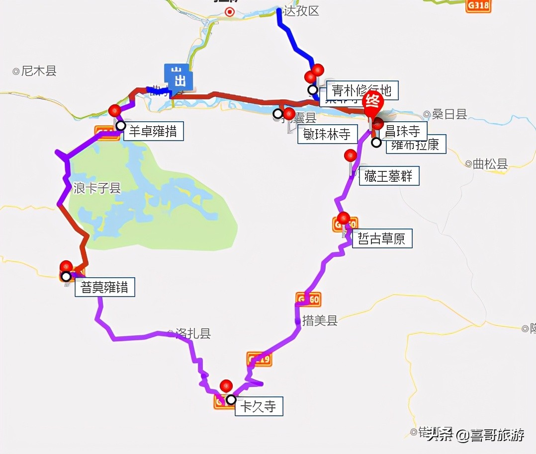 *藏西**山南市十大景区是哪些?自驾游玩如何安排行程?