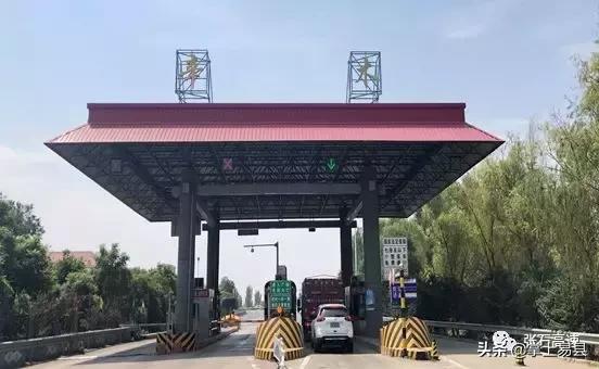 张石高速哪个收费站可以掉头,张石高速各个收费站路线图