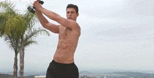 哑铃锻炼腹肌最快的方法图解,哑铃背部肌肉锻炼方法大全