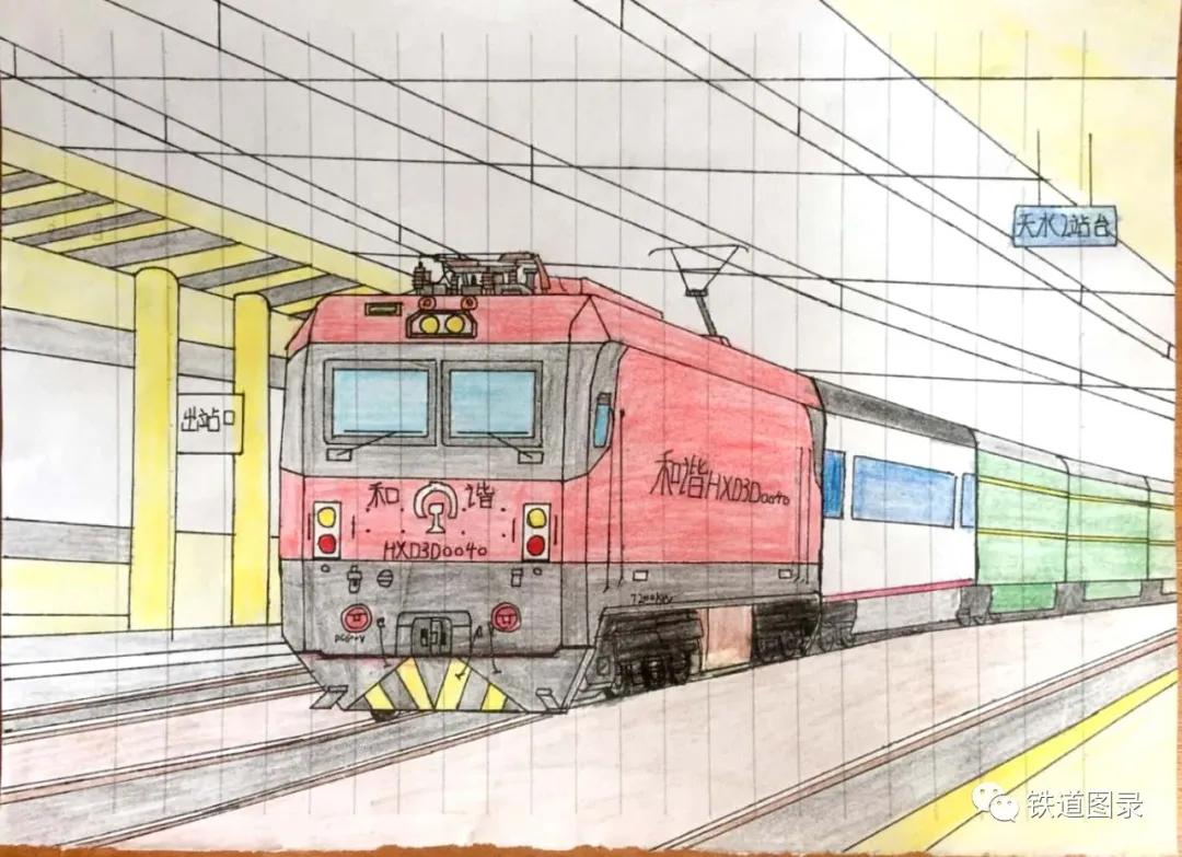 铁路人文：手绘火车