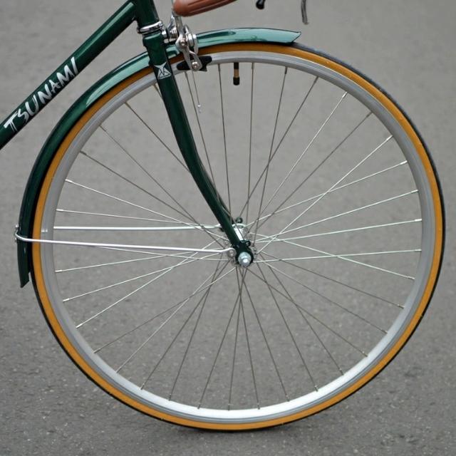 阿米尼公路自行车复古,tsunami100速度