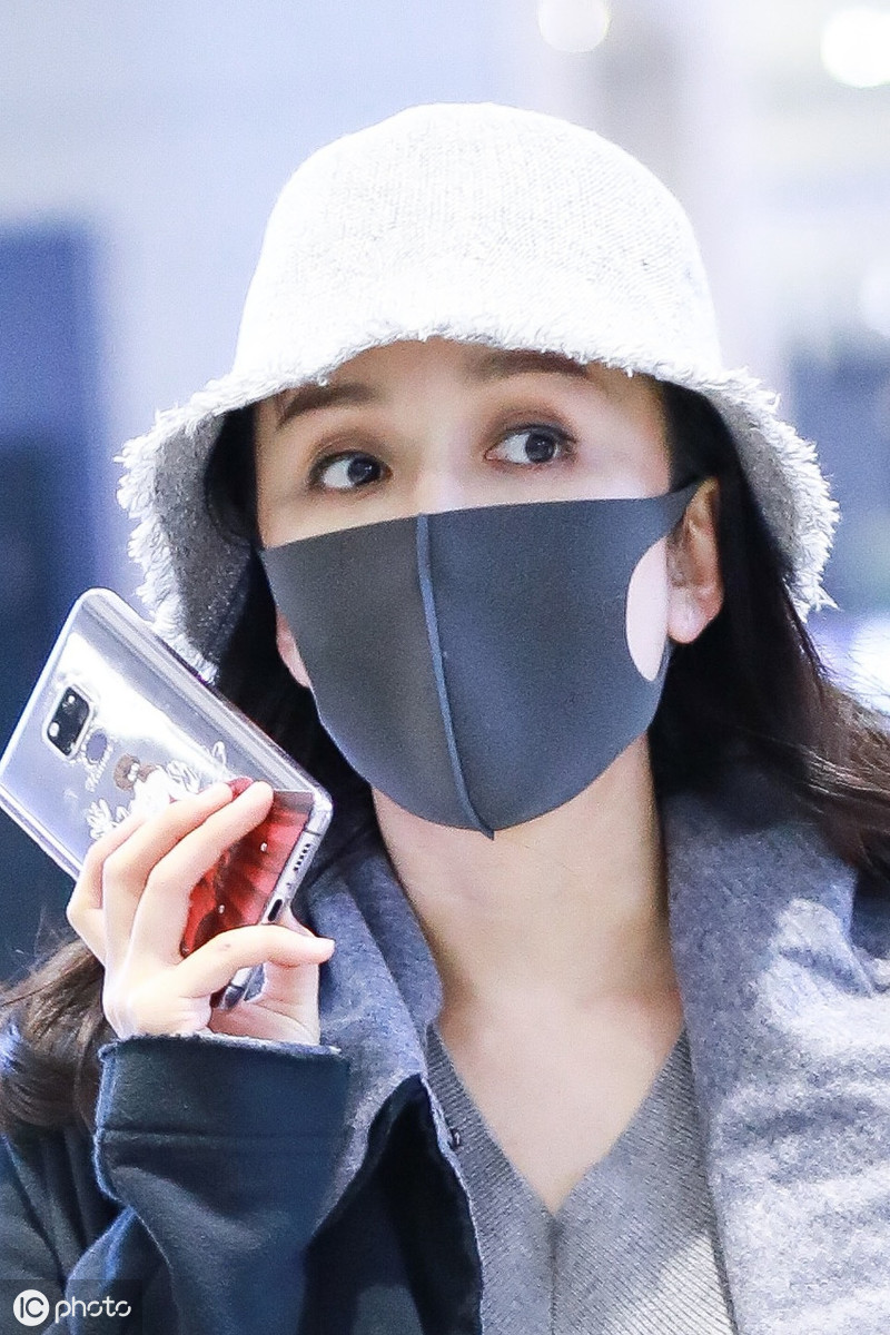 热巴同款防晒,热巴戴渔夫帽