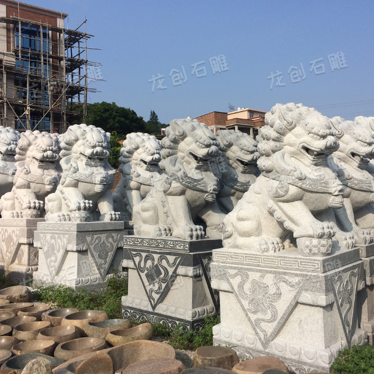 石雕狮子的寓意,小狮子石雕适合放在什么地方