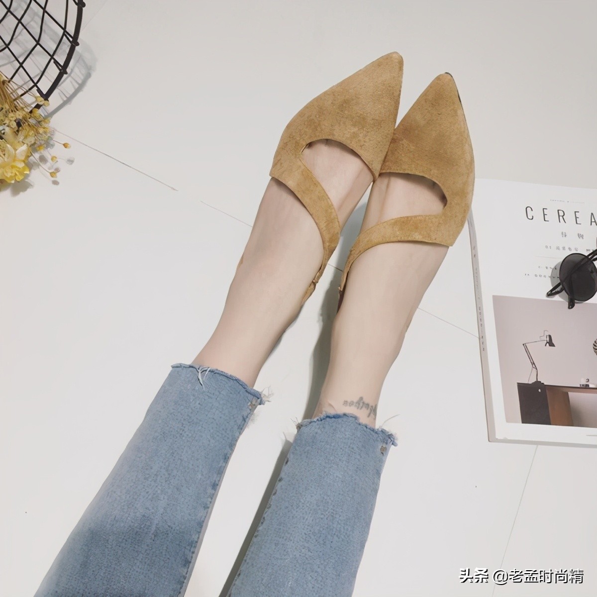脚大女人显气质的尖头鞋,时尚尖头单鞋尽显优雅女人味