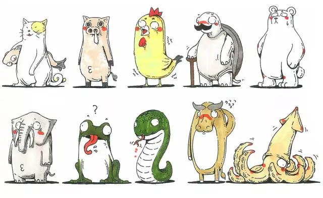 90后插画师画鬼,90后插画师山海经神兽