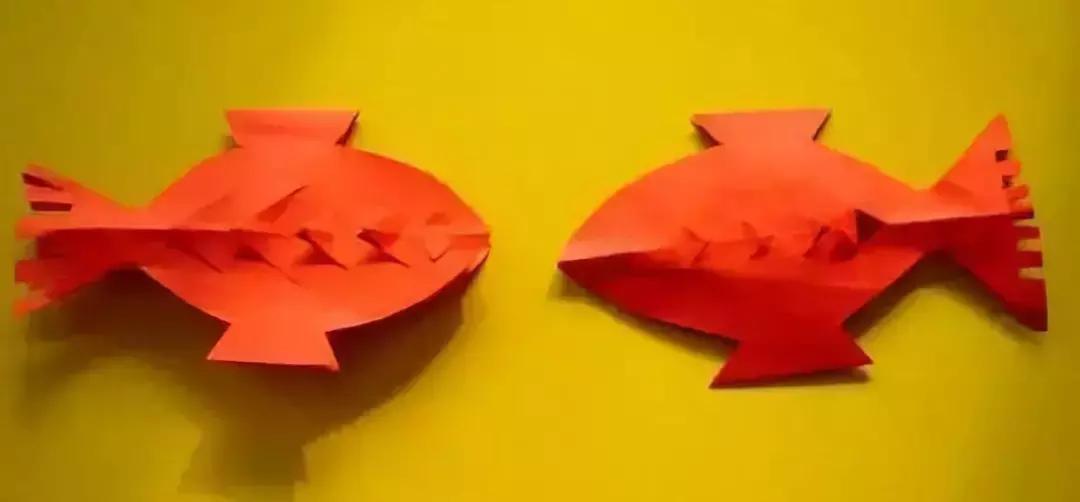 小鱼游幼儿园手工,小鱼游游游幼儿手工