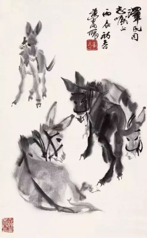 齐白石的虾徐悲鸿的马歇后语,齐白石画虾徐悲鸿画马还有谁