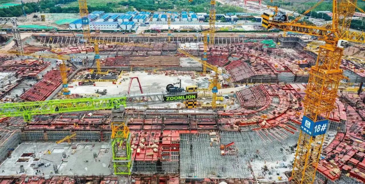 恒大足球场工地施工建设最新进度,广州恒大足球场最新进度
