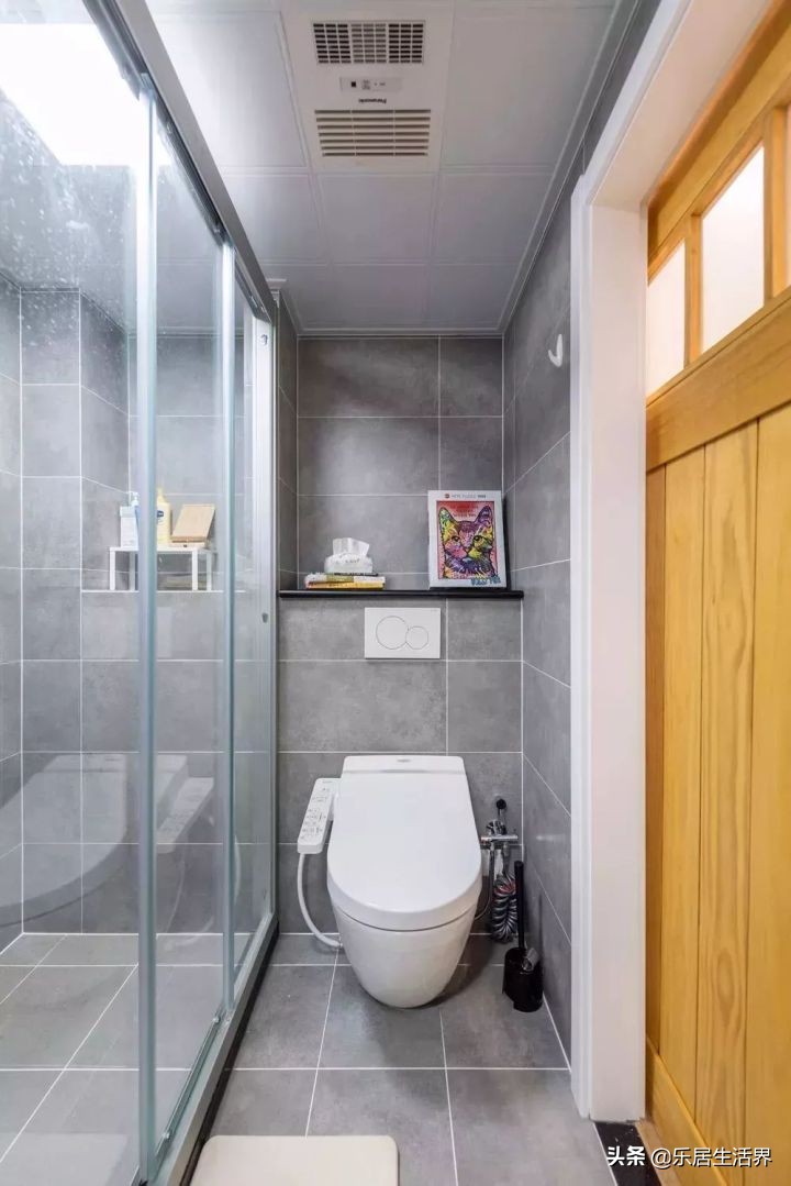 卫生间墙砖和顶最佳颜色效果图,卫生间干湿区墙砖颜色该不该一样