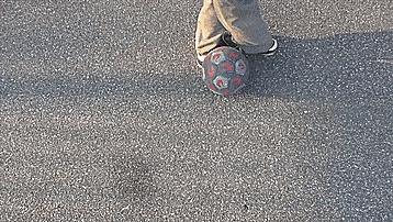 地面花式足球,花式足球技巧之地面舞蹈