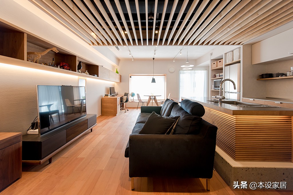 180平四房大宅全屋原木风太漂亮了,现代极简风格小宅