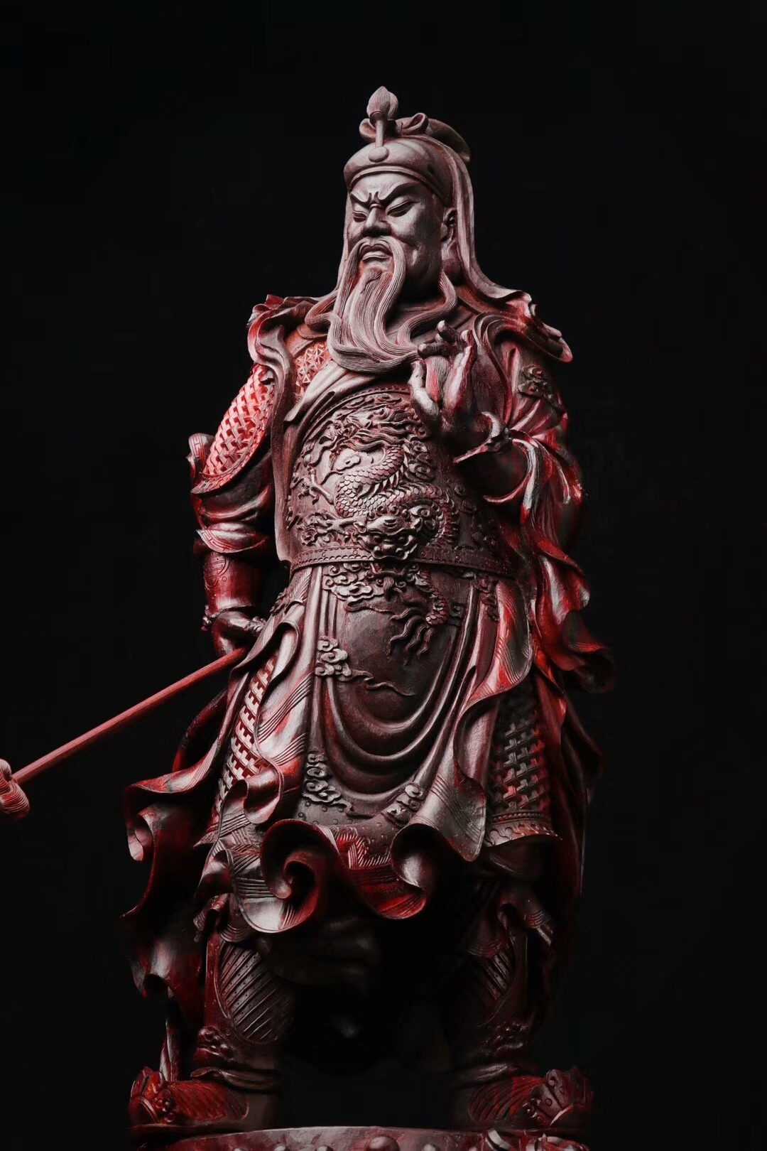 大木头雕刻过程图片欣赏,精雕木头纯手工