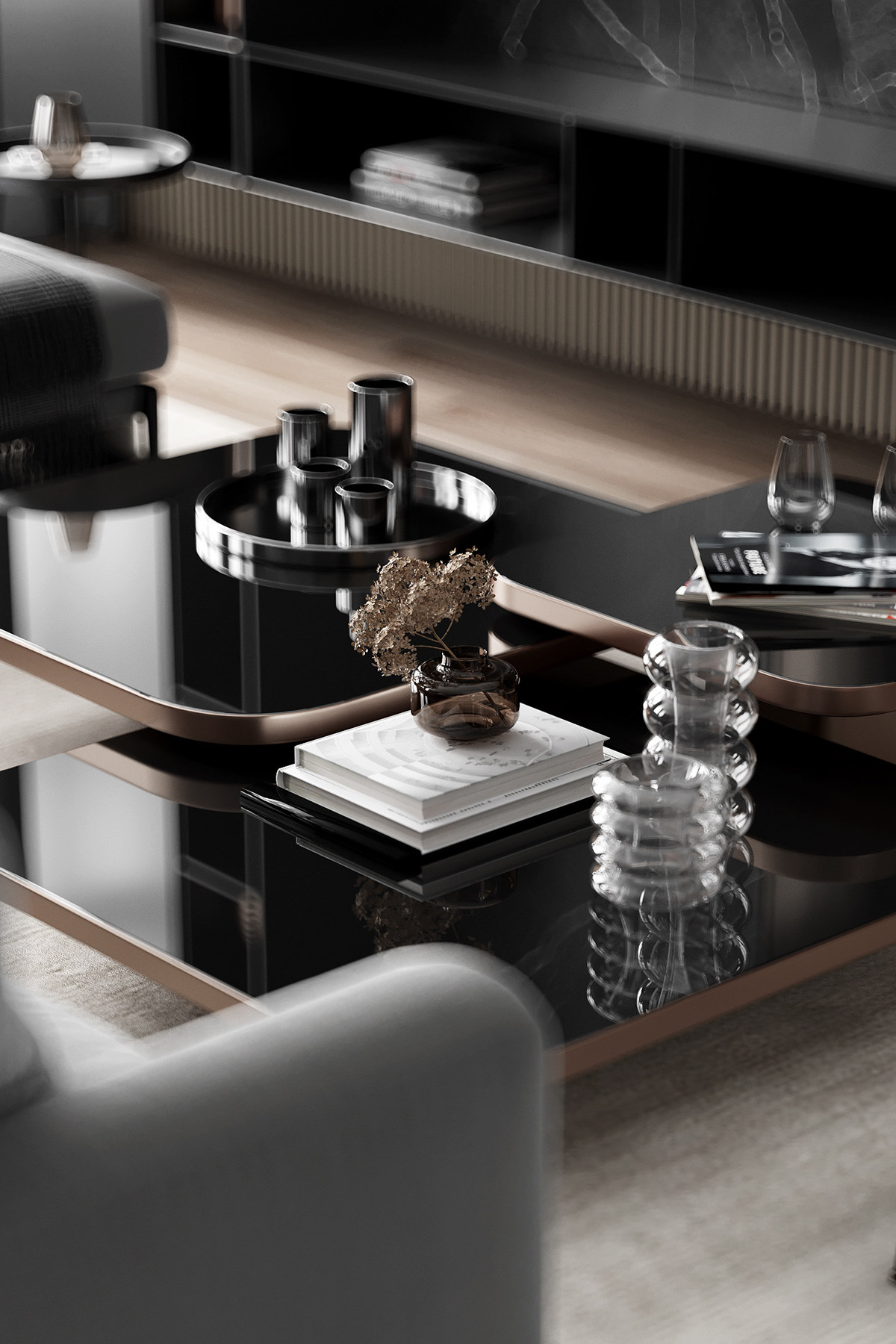 轻奢风格干净的空间,轻奢原木风装修高级感