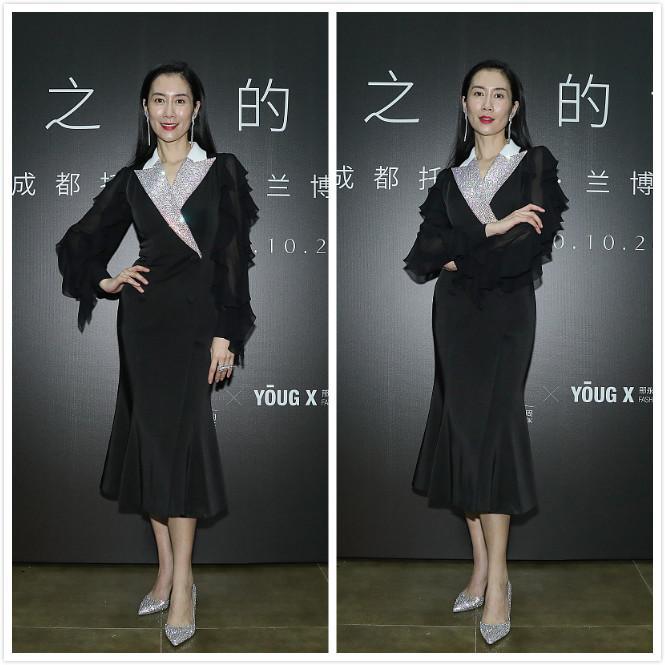 温峥嵘高贵的气质,温峥嵘穿气质登场