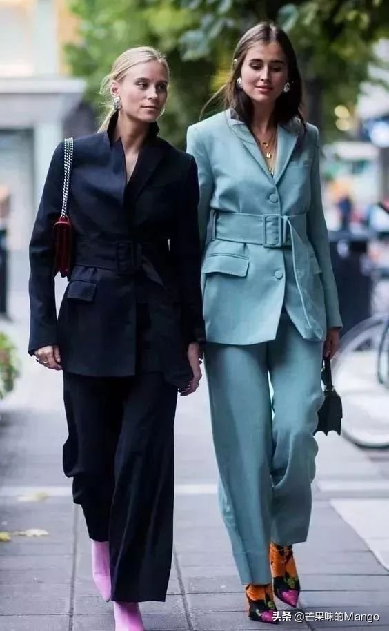 今年秋冬流行穿西装太时髦了,严肃刻板的西装如何穿才能更时髦