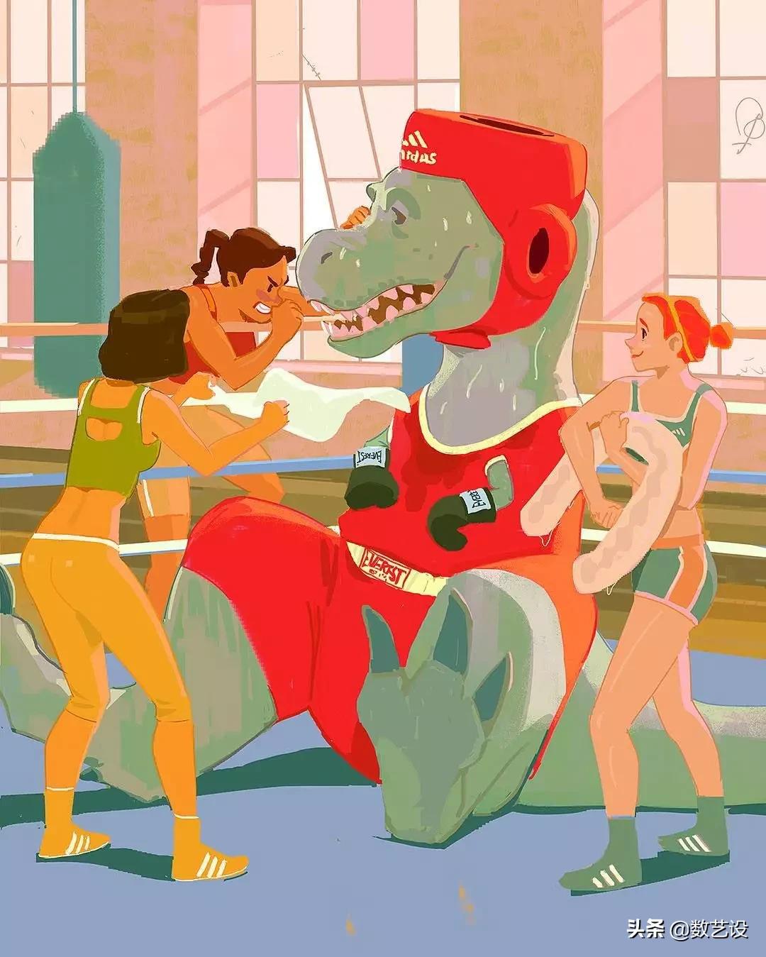 当“恐龙”和人同台竞技，你猜谁会赢？