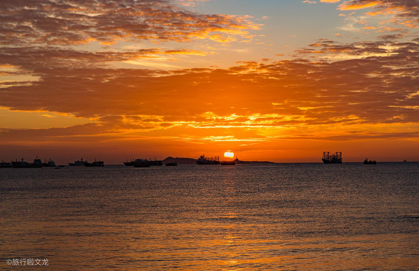 三亚的清晨和晚上,三亚的黄昏美不胜收