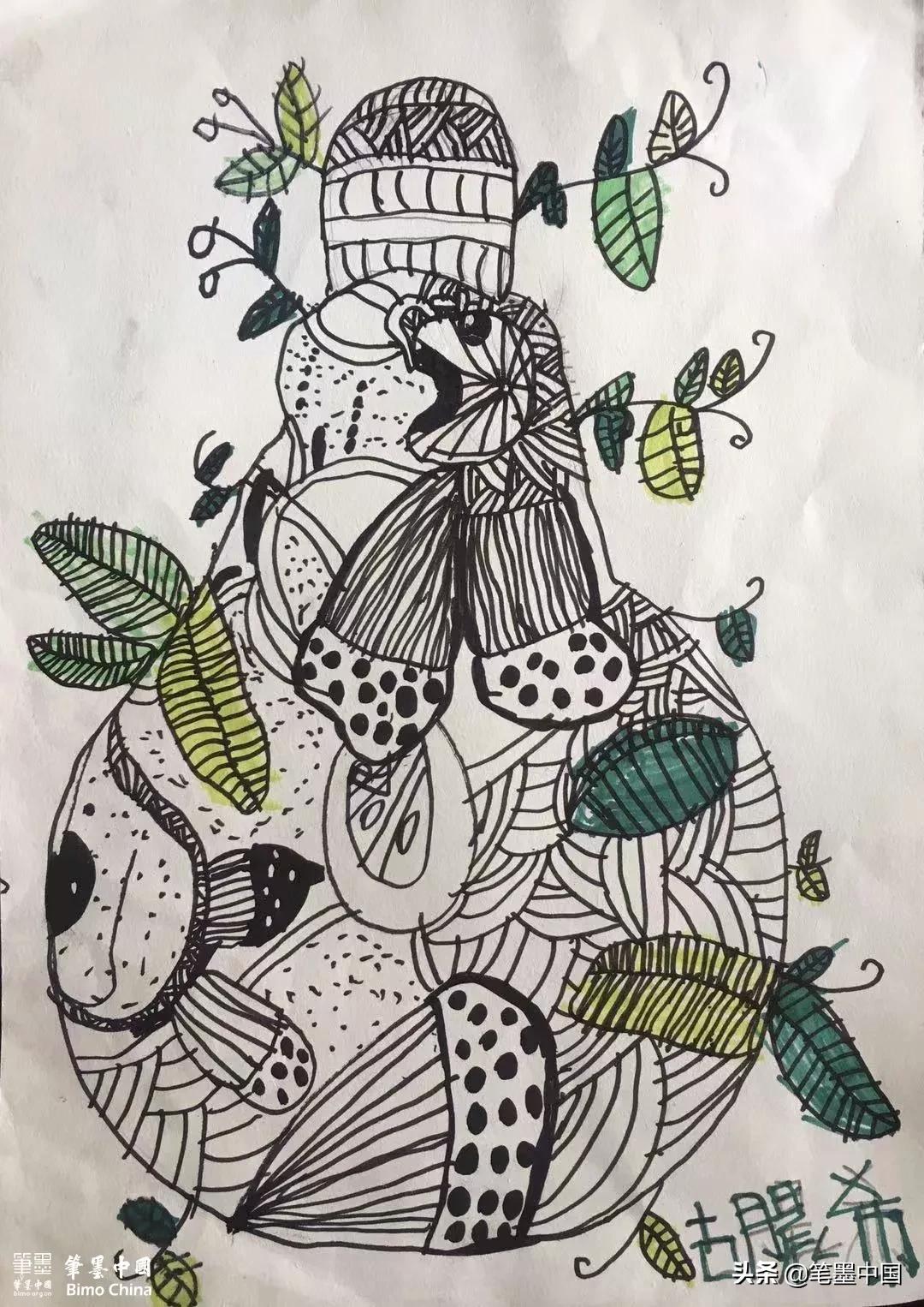 笔墨中国硬笔作品集,睢宁县向日葵画室