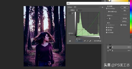 ps黄绿色人像调色教程,ps怎么调色彩浓郁的照片
