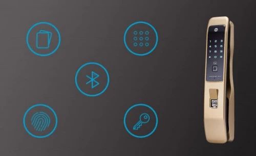 小米智能门锁推拉式和全自动门锁,look智能门锁和小米智能门锁