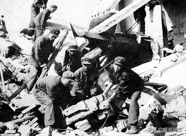 真实还原45年前唐山大地震场景,唐山大地震配葬