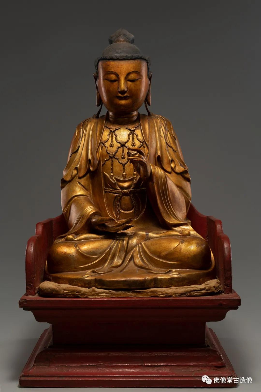 永乐宫廷佛造像拍卖价格,漆木造像