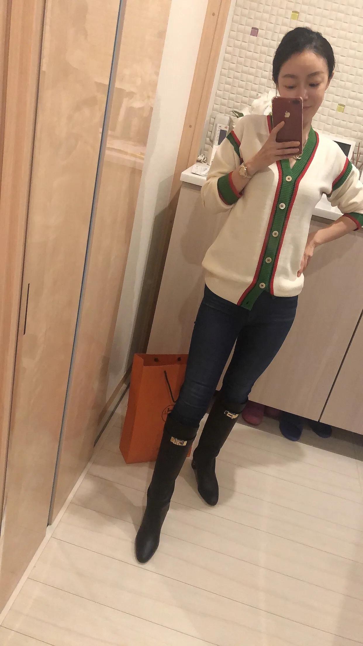 爱马仕kelly靴子上脚,爱马仕kelly稀有皮短靴