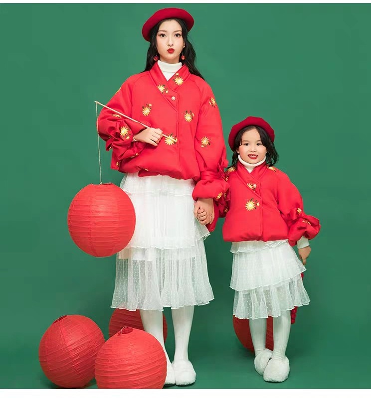 冬日亲子装,冬日亲子装一家三口