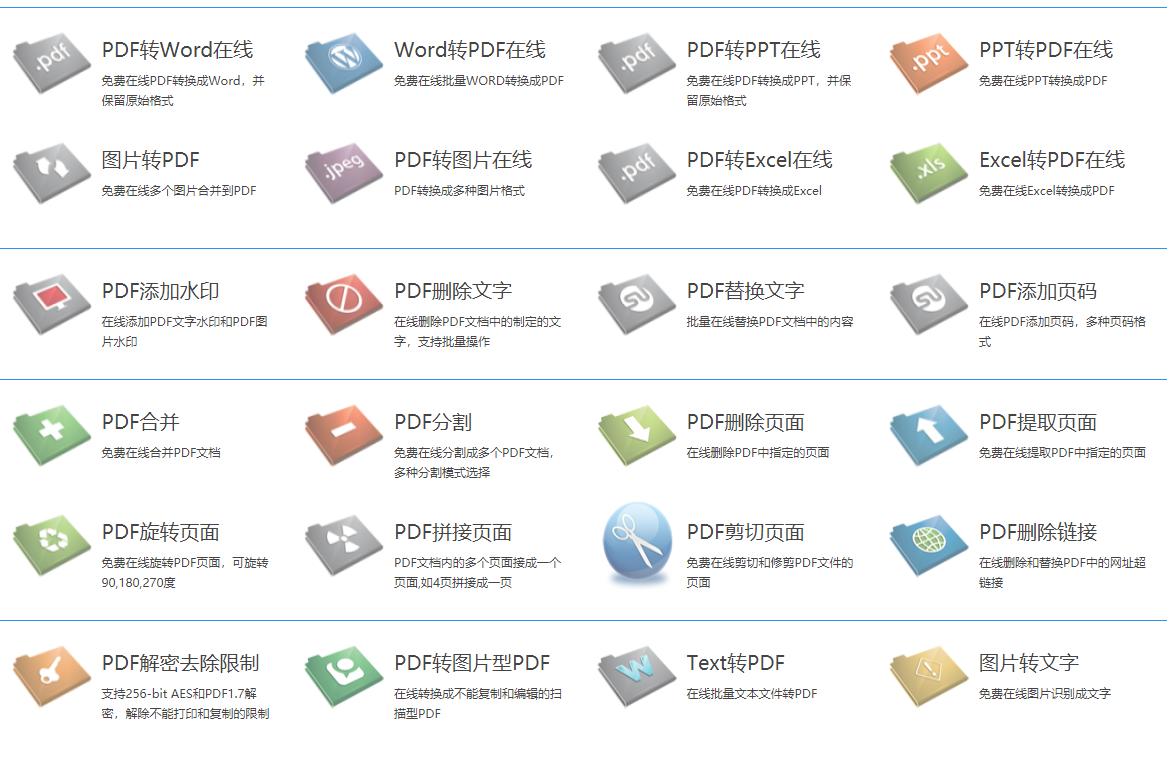 王炸:6个在线PDF转换、编辑网站让你立刻成为办公室红人