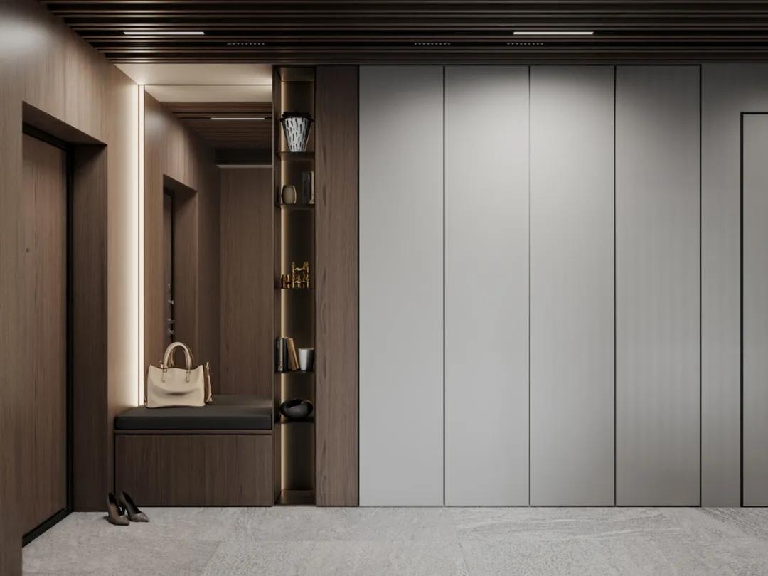 极简入户鞋柜，太喜欢这样的设计了