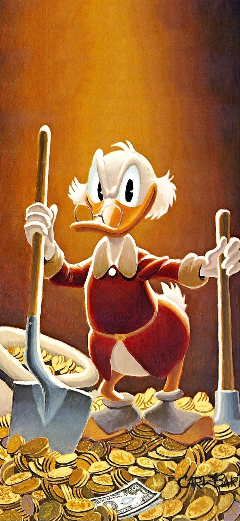 壁纸动态可爱唐老鸭,史高治麦克老鸭高清壁纸