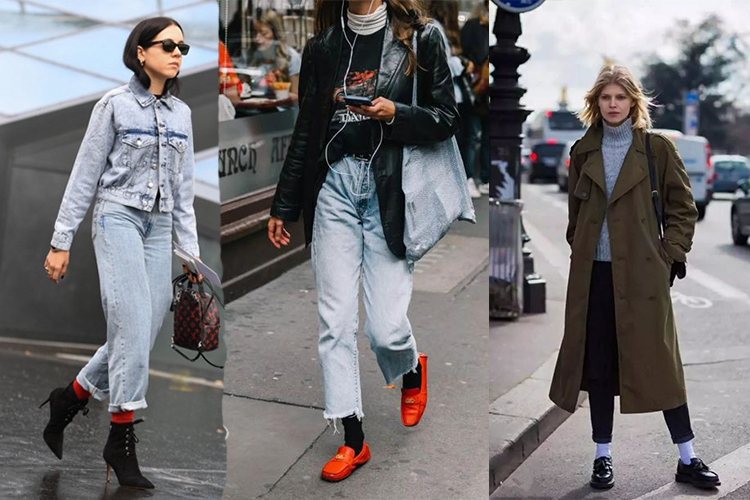 黑色短靴搭配什么颜色袜子,棕色短靴配什么颜色袜子