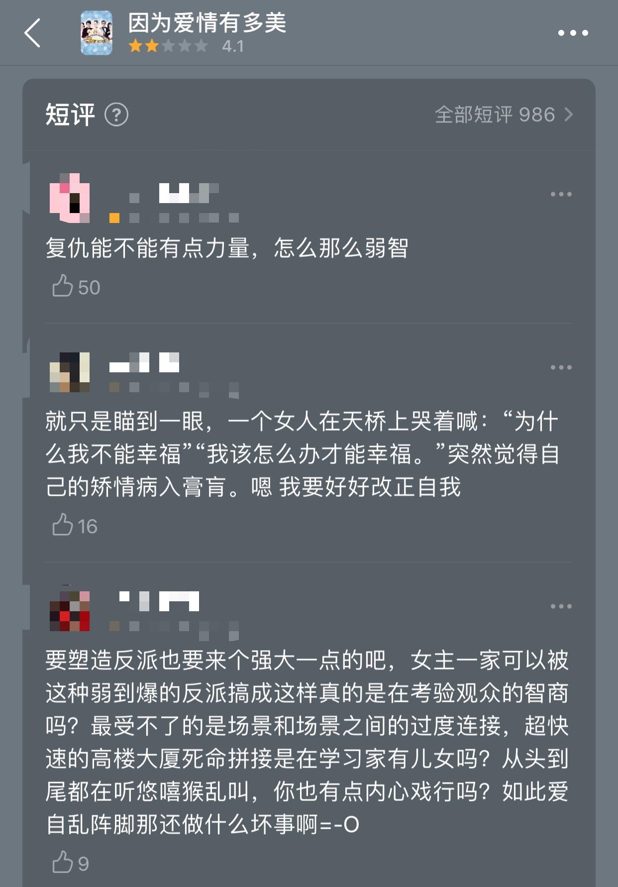 豆瓣评分4.1,108集的豪门*恋虐**神作,腹黑女与凤凰男的前世今生