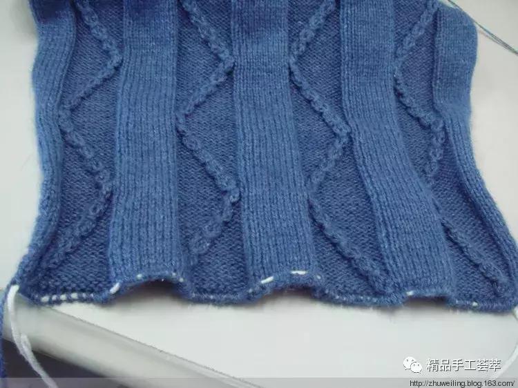 一件完整女士羊绒开衫织法教程,新款白色冰丝针织衫上衣织法教程